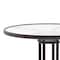 Flash Furniture Bellamy 31.5'' Bronze Round Tempered Glass Metal Table TLH-070-2-BZ-GG - alternate 4